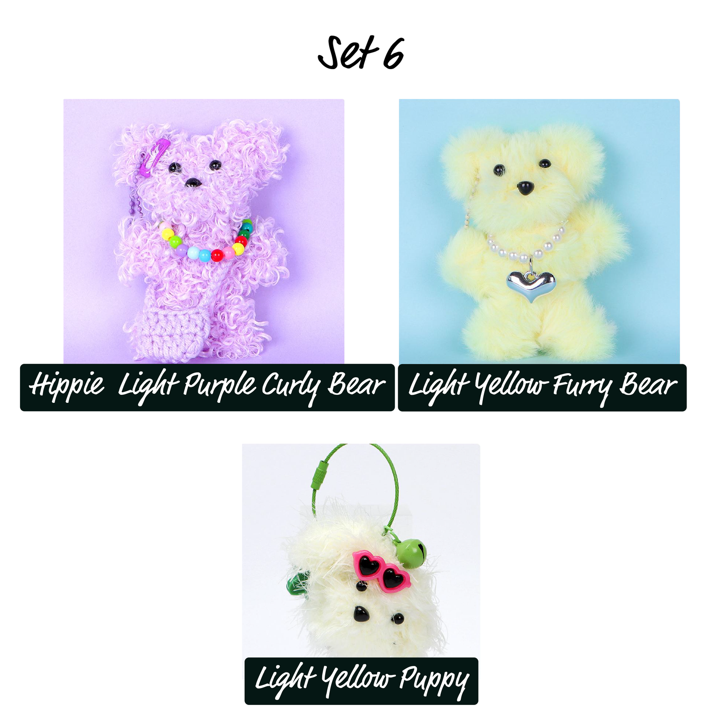 Hippie + Furry + Puppy Moru DIY Kit