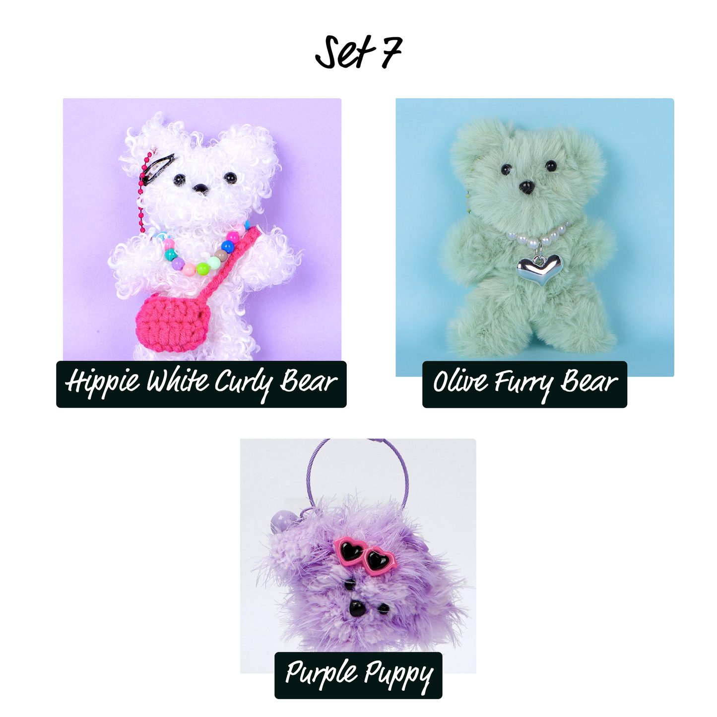 Hippie + Furry + Puppy Moru DIY Kit