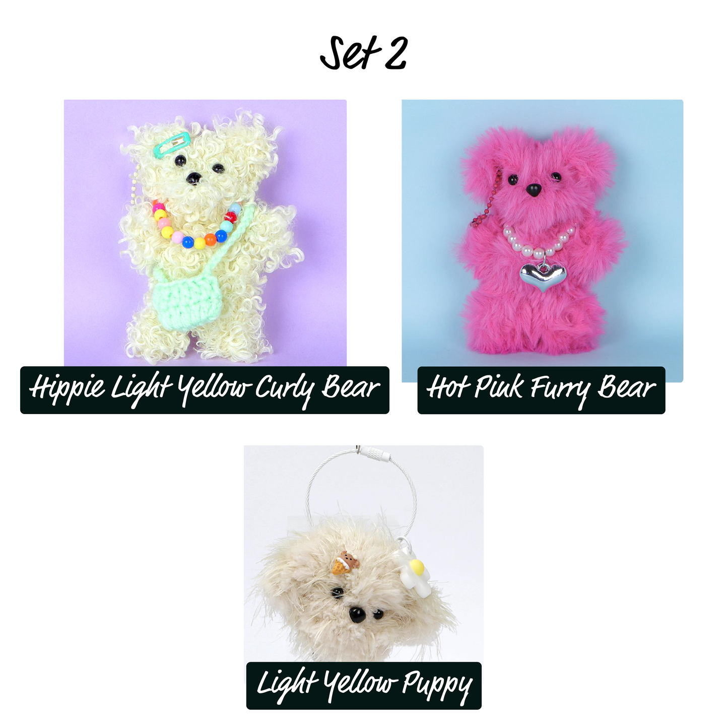 Hippie + Furry + Puppy Moru DIY Kit